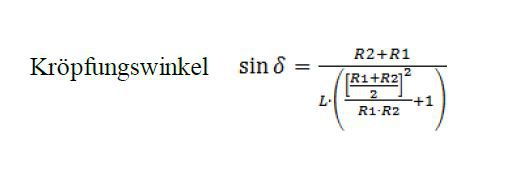 Optimum Angular Offset Formel 2