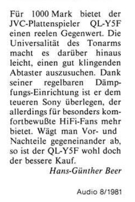TEST Jvc Ql Y5f Audio Test Pdf Wer Hat Die Nase Vorn