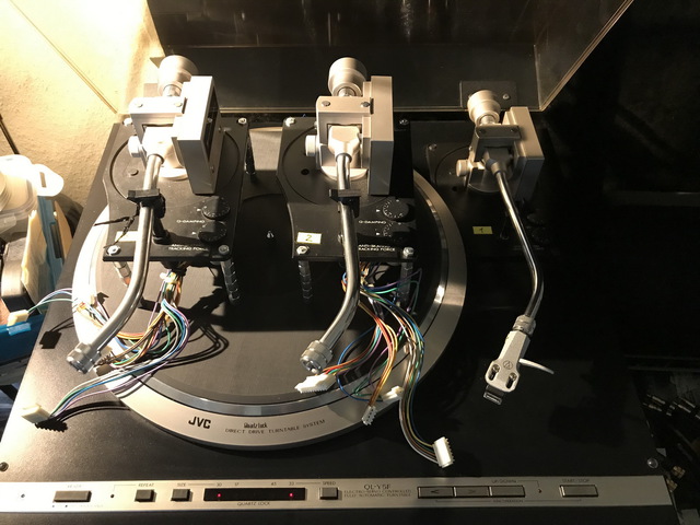 Three Tonearms Of JVC QL Y5(F)