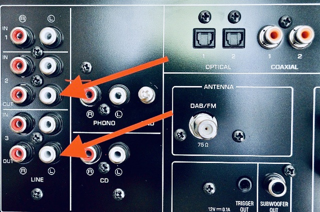 Yamaha R-N803D Rückseite