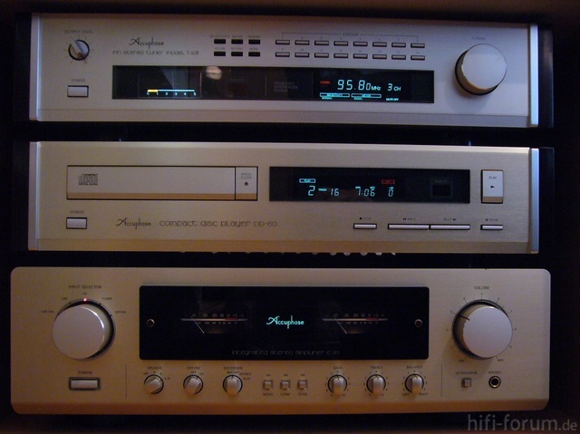 Accuphase T-108, DP-60 & E-213