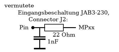 Eingangsschaltung JAB