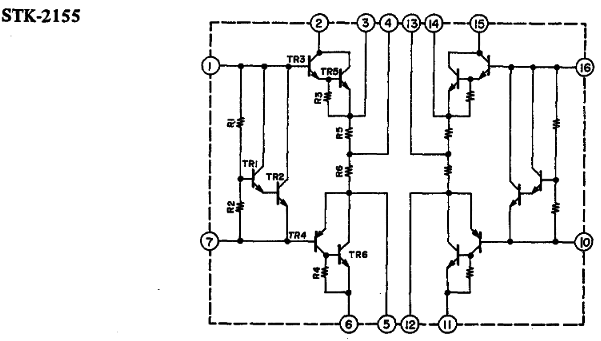 STK2155 schematic diagram