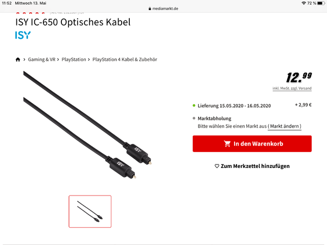 Optisches Kabel