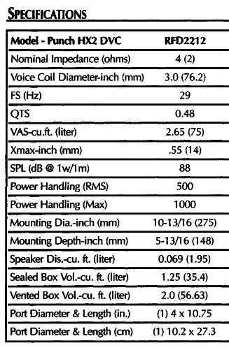 Subwoofer