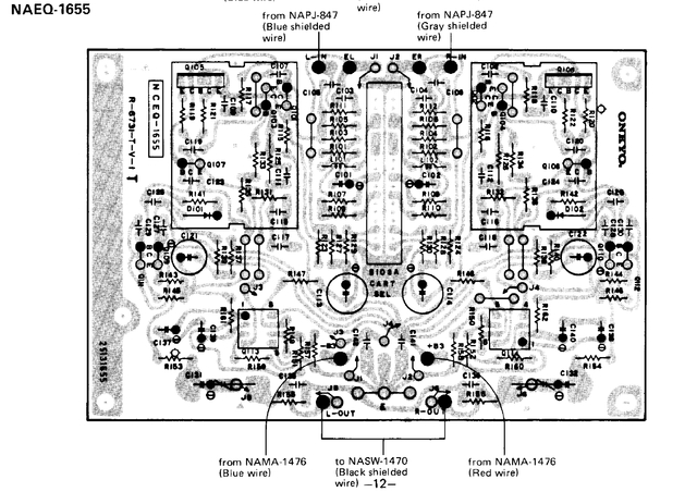 Platine Vorverstärer Onkyo A-8017