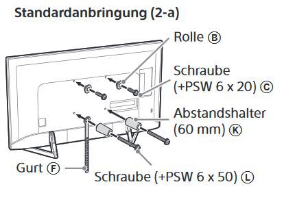 Sony Wandhalterung Anleitung