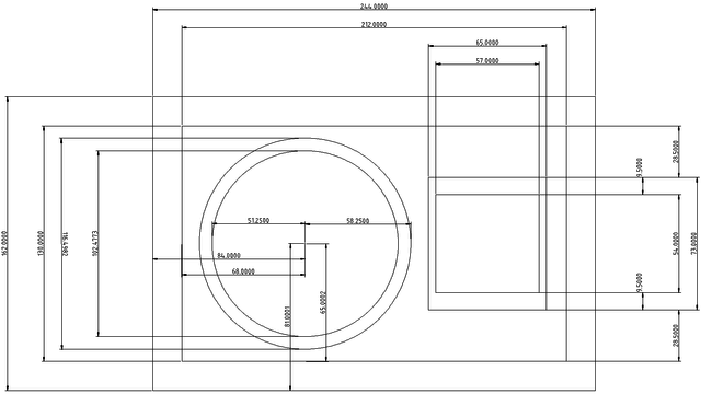 Plan der Front Bemat 