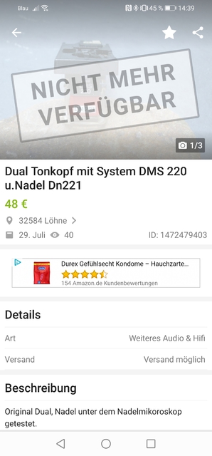 Screenshot 20200823 143916 Com Ebay Kleinanzeigen