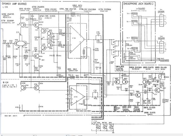 Schaltplan STR-4800 Powerampteil