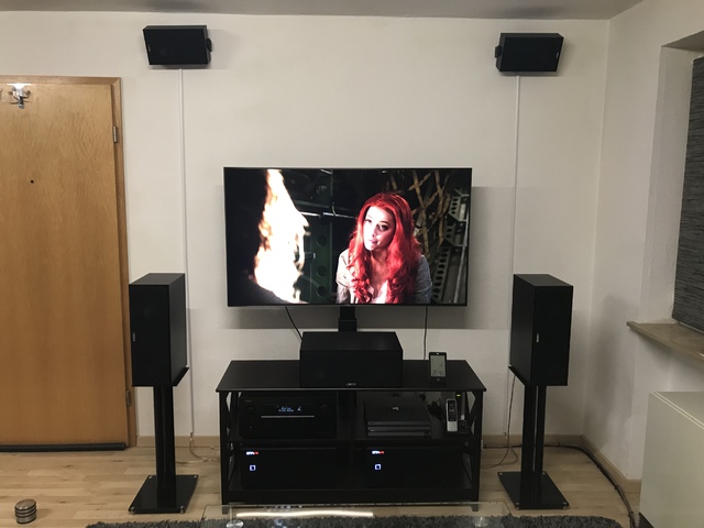 Denon AVC X8500H - 2x Iotavx AVXP1 (7 Kanal Endstufe) - 5x Canton GLE 456.2 (als Front Center & Rear) - 4x Canton GLE 416.2 Pro (als Front Height & Rear Height) - 2x Canton Sub 12.3 