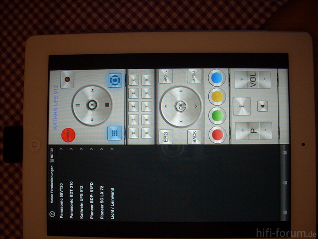 iPad2 als Fernbedienung