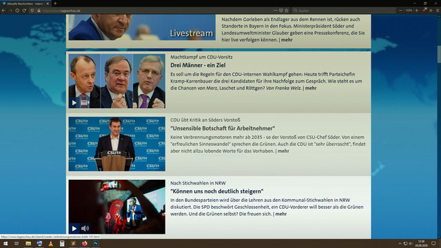 Bildbeispiel \"Internet // Tagesschau.de\"