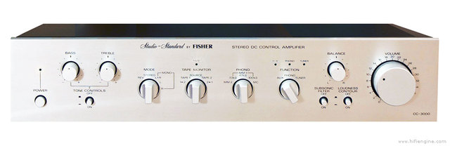 Fisher Cc 3000 Stereo Dc Control Amplifier