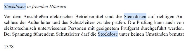 Steckdosen