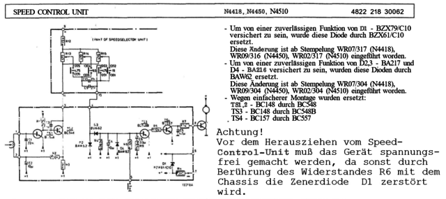 Schaltplan Geschwindigkeitsüberwachung