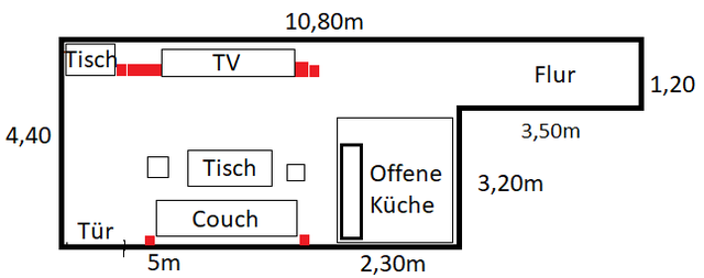 Wohnzimmer Grundriss