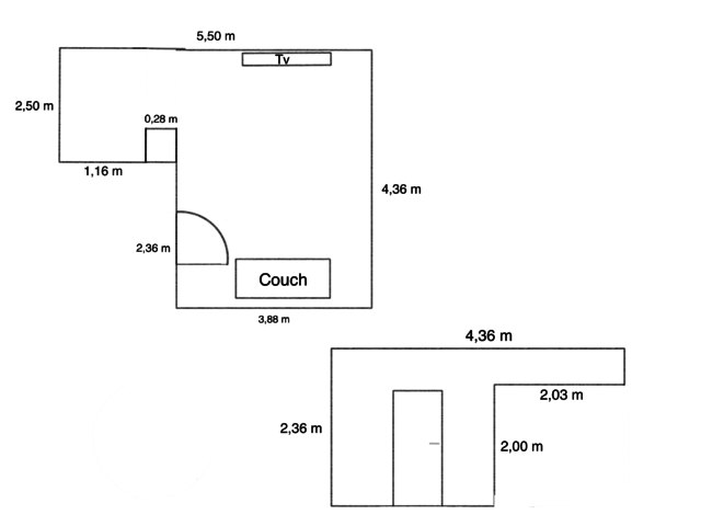 Wohnzimmer Aufbau