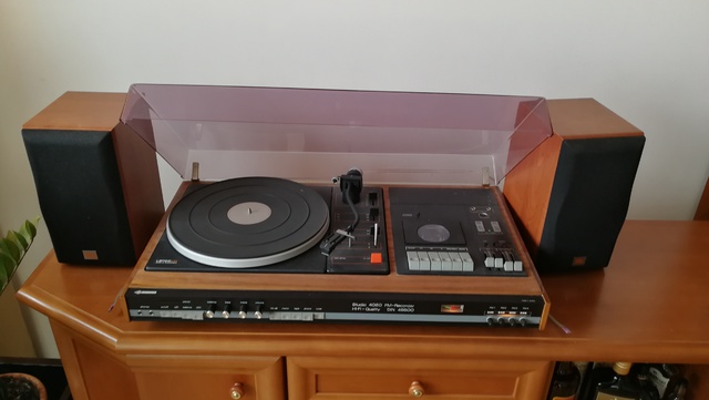 Plattenspieler Kassetten Radio Kombi