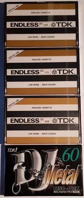 4 TDK Kassetten