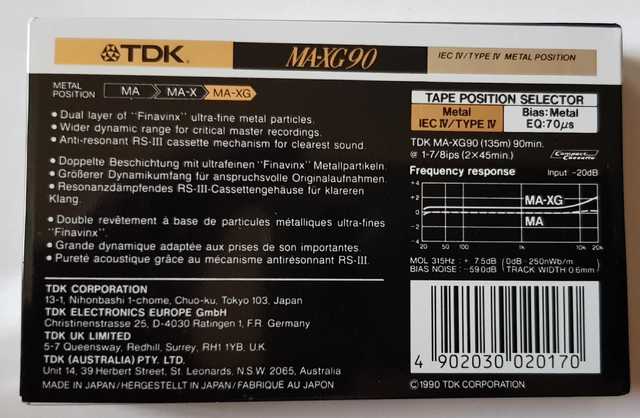 TDK MA-XG EUR