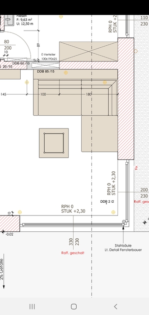 Offenes Wohnzimmer Für Beamer Und Leinwand