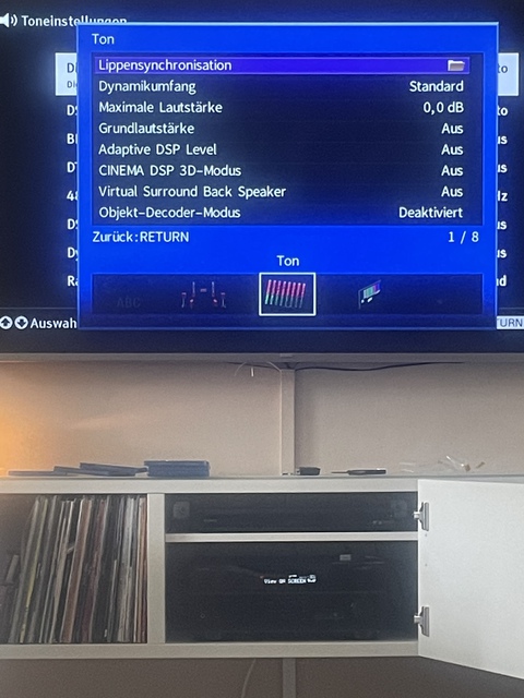 Toneinstellungen Von Yamaha Rxv 683