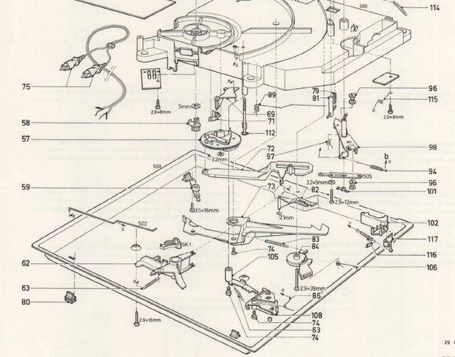 Explosionszeichnung Aus Service Manual Philips F7226