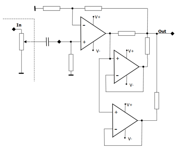 Cmoy47 Drei Opamps