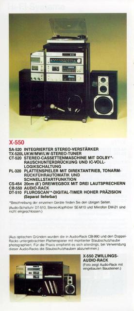 Pioneer X-550 Rack