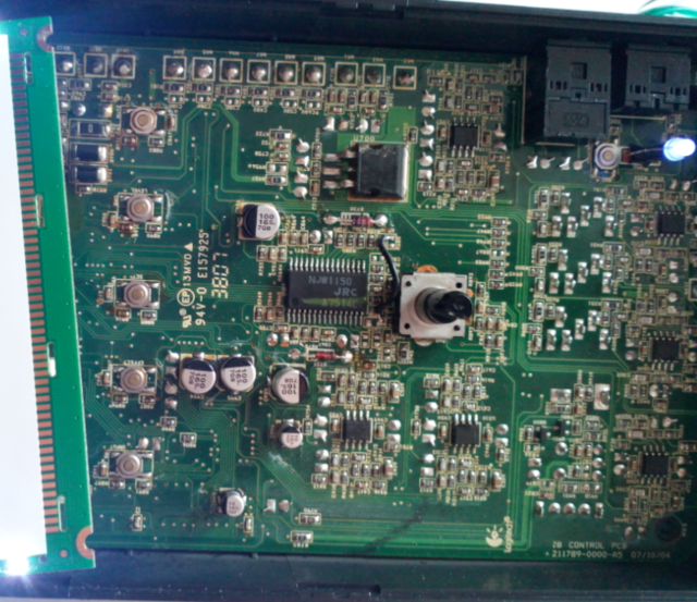 logitech z5500 control pod PCB