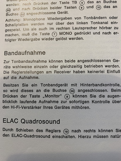 Elac Bedienung 