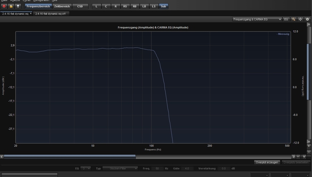 2 4 16 Dynamic EQ Flat Bass Und Main DD Carma4 Sub