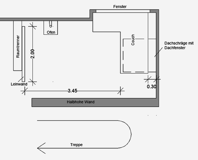 Grundriss Heimkino