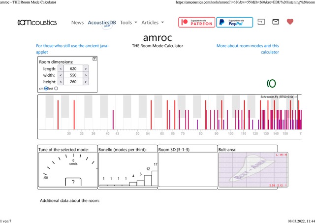 Amroc   THE Room Mode Calculator Seite 1