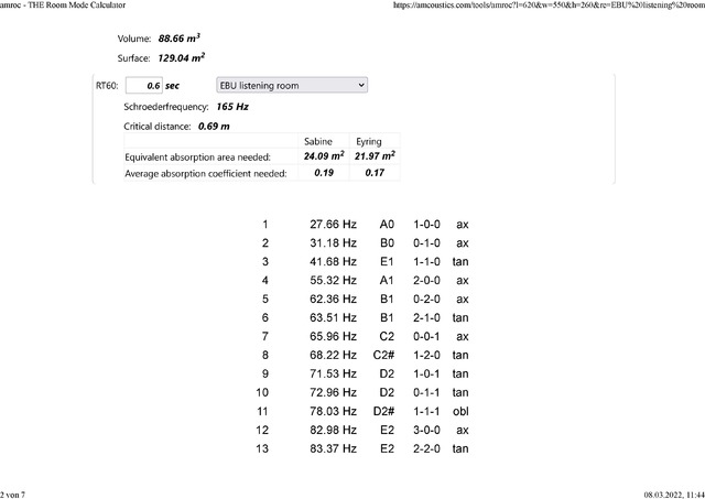 Amroc   THE Room Mode Calculator Seite 2