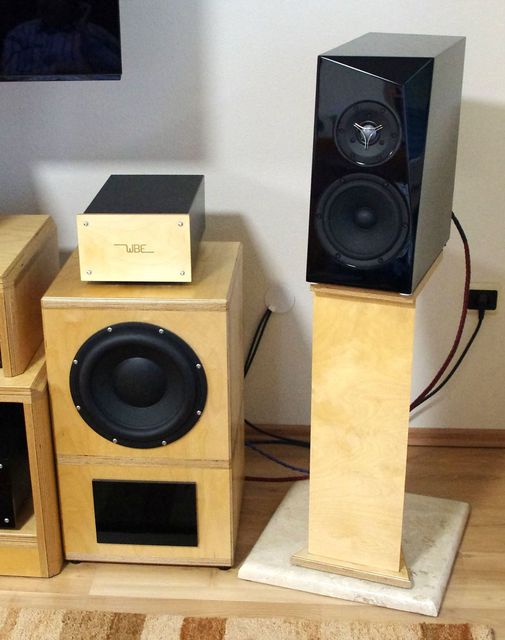 WBE Audio DC Eliminator Holz Frontplatte