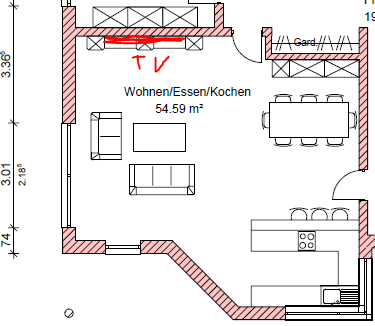 Plan Wohnzimmer