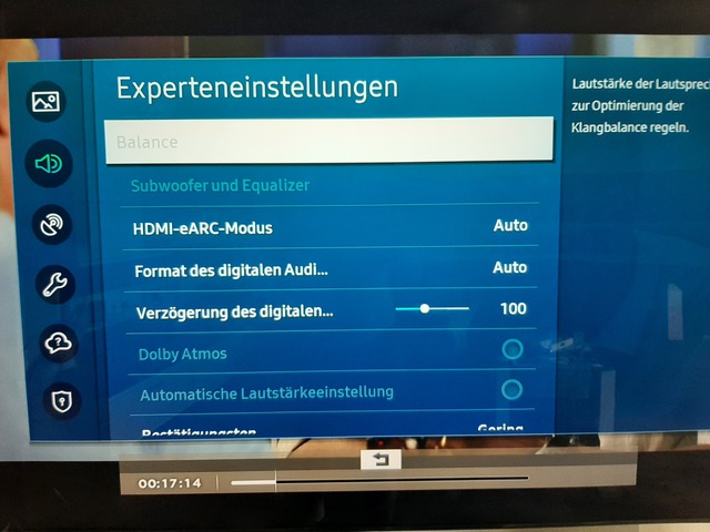 Toneinstellung -> Experteneinstellung