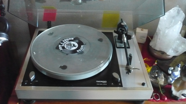 Thorens TD 160 MK2 Mit WEGA Scharnieren Und Durchbrochener Haube