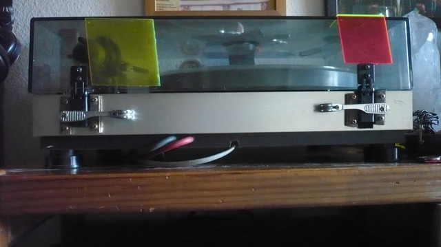 Thorens TD 160 MK2 Mit WEGA Scharnieren Und Durchbrochener Haube