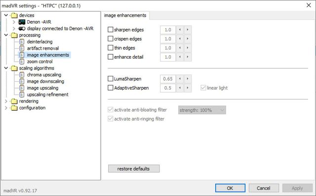 Madvr Processing Imageenhancements