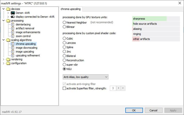 Madvr Scalingalgorithms Chromaupscaling