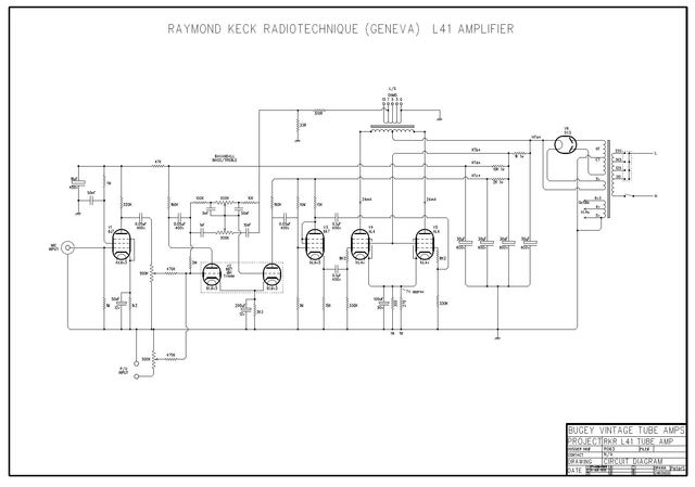 RKR L41 Tube \"Hi-Fi\" Amplifier