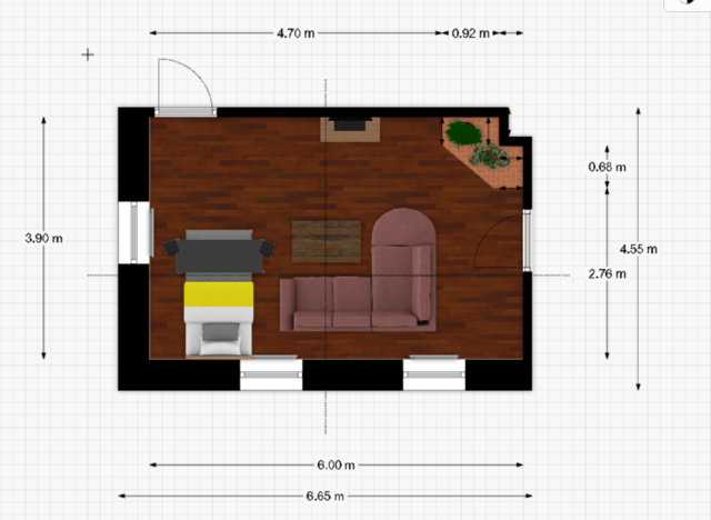 Floorplanner Wohnzimmer