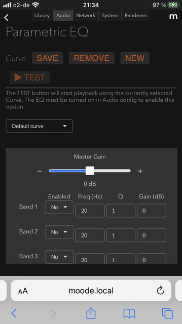 Moode Dsp/ Eq 