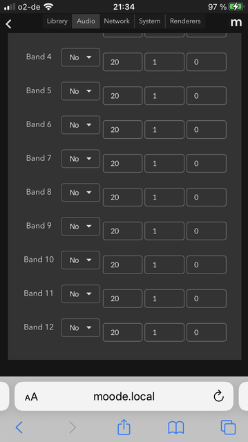 Moode Dsp/ Eq 