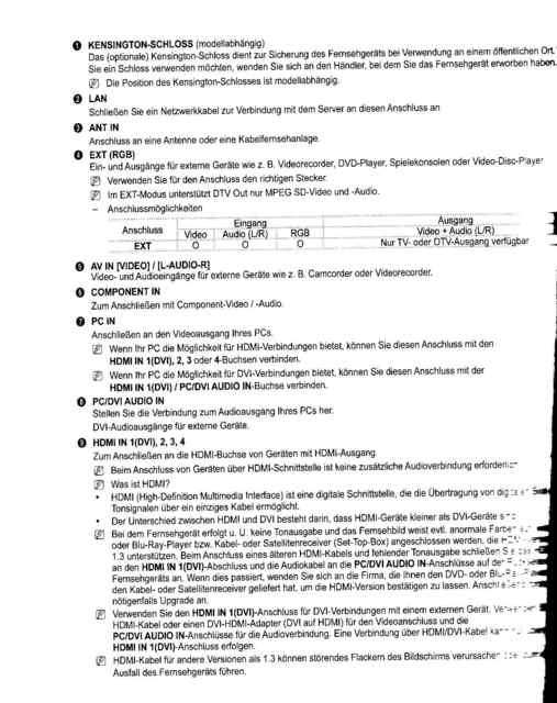 Samsung LED UE-40B_Anchlussfeld_2.