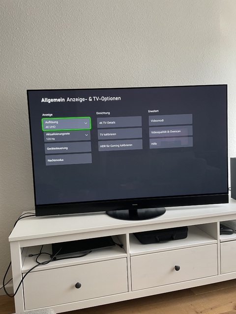 Xbox - Allgemein Anzeige Und TV Optionen