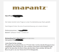 marantz Antwort